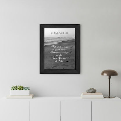 Character 5 Black Framed Print Wall Art HomeRoots