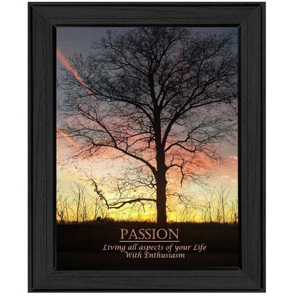 Passion 3 Black Framed Print Wall Art HomeRoots
