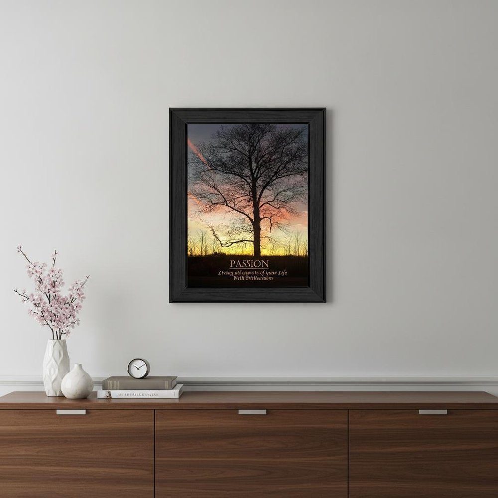 Passion 3 Black Framed Print Wall Art HomeRoots