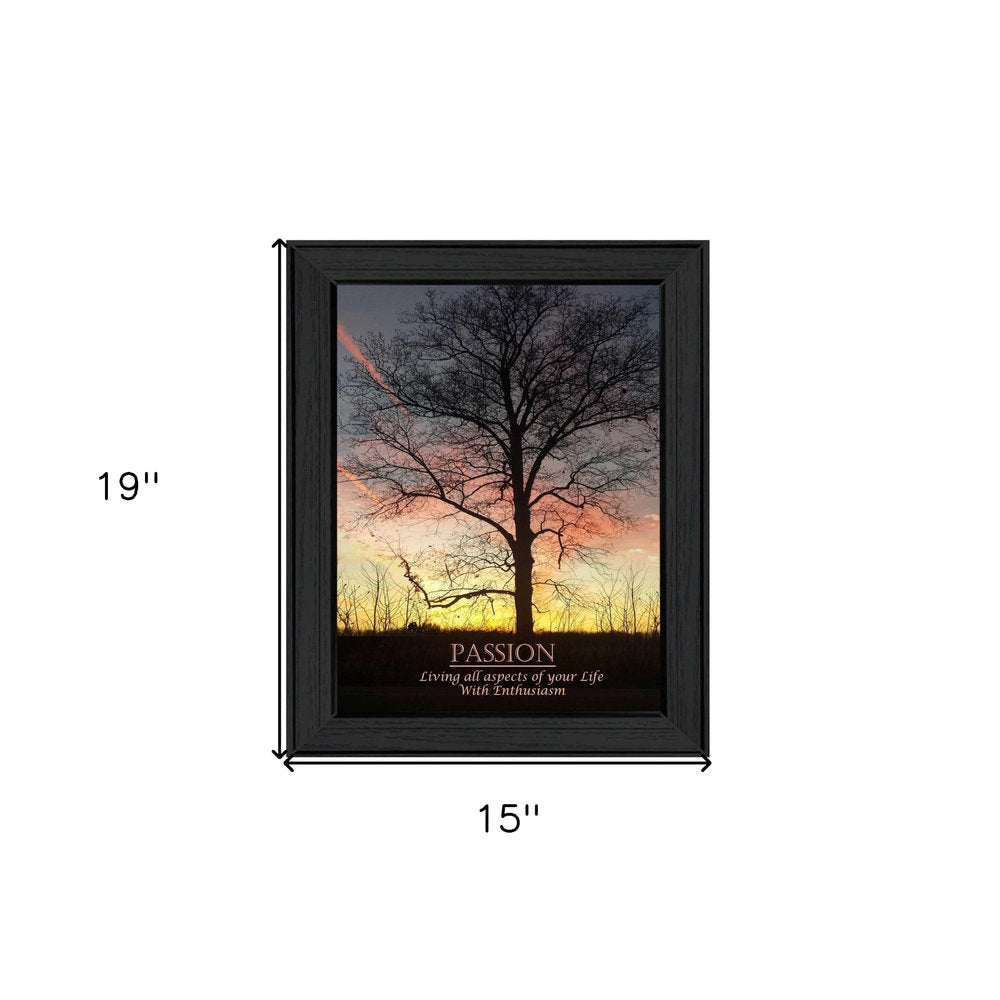 Passion 3 Black Framed Print Wall Art HomeRoots