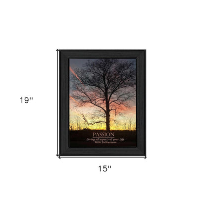 Passion 3 Black Framed Print Wall Art HomeRoots