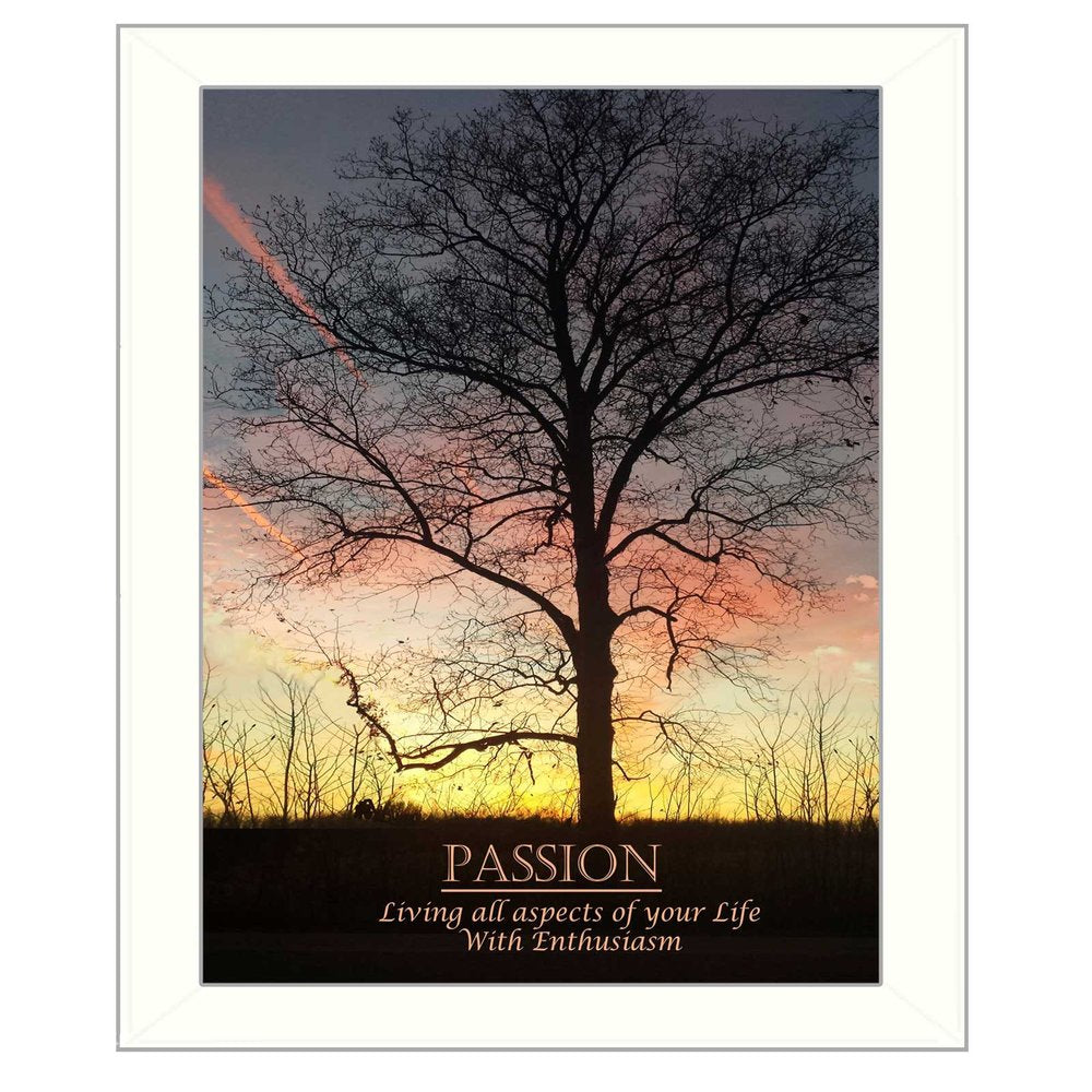 Passion 4 White Framed Print Wall Art HomeRoots