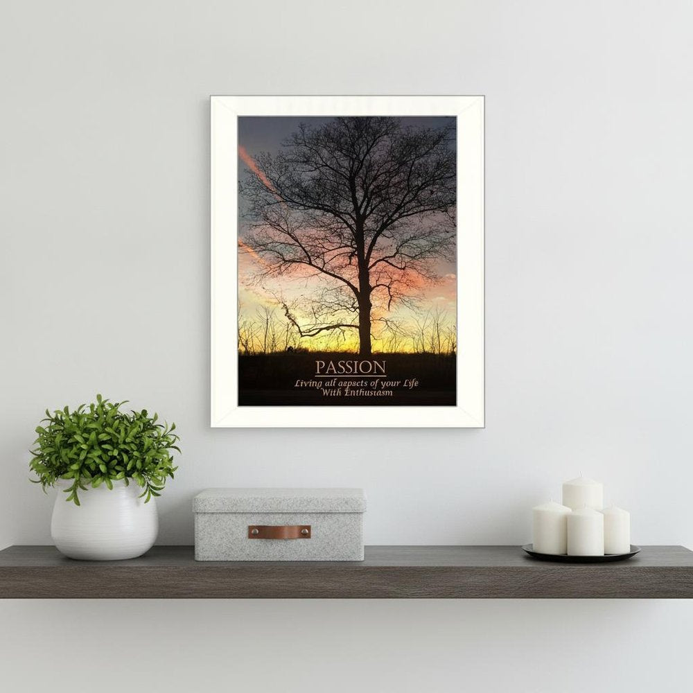 Passion 4 White Framed Print Wall Art HomeRoots