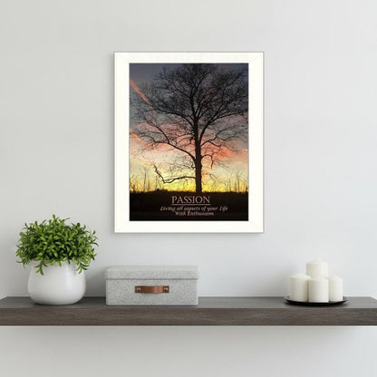 Passion 4 White Framed Print Wall Art HomeRoots