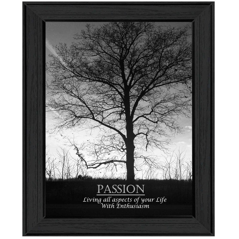 Passion 5 Black Framed Print Wall Art HomeRoots