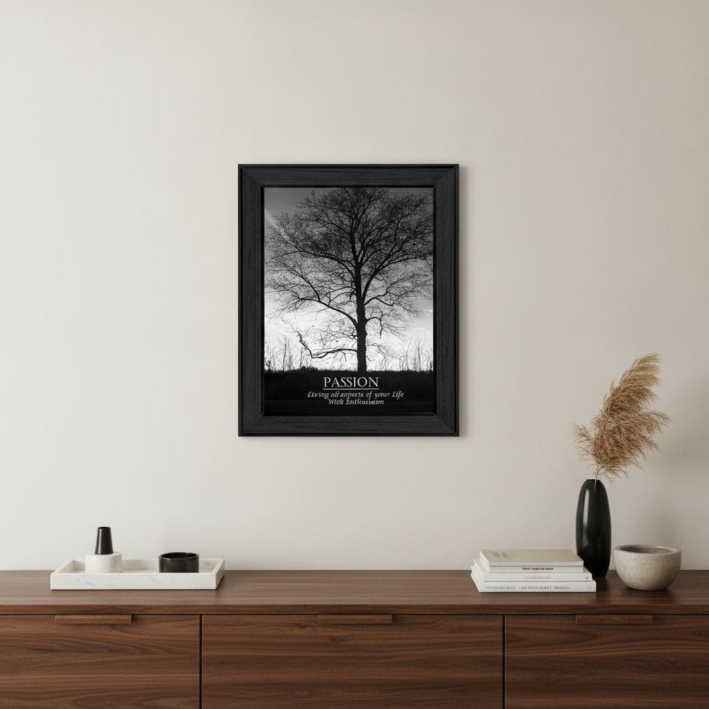 Passion 5 Black Framed Print Wall Art HomeRoots