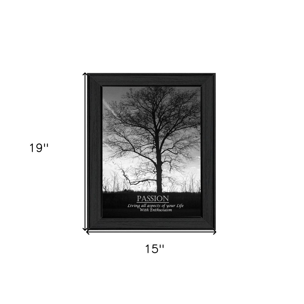 Passion 5 Black Framed Print Wall Art HomeRoots
