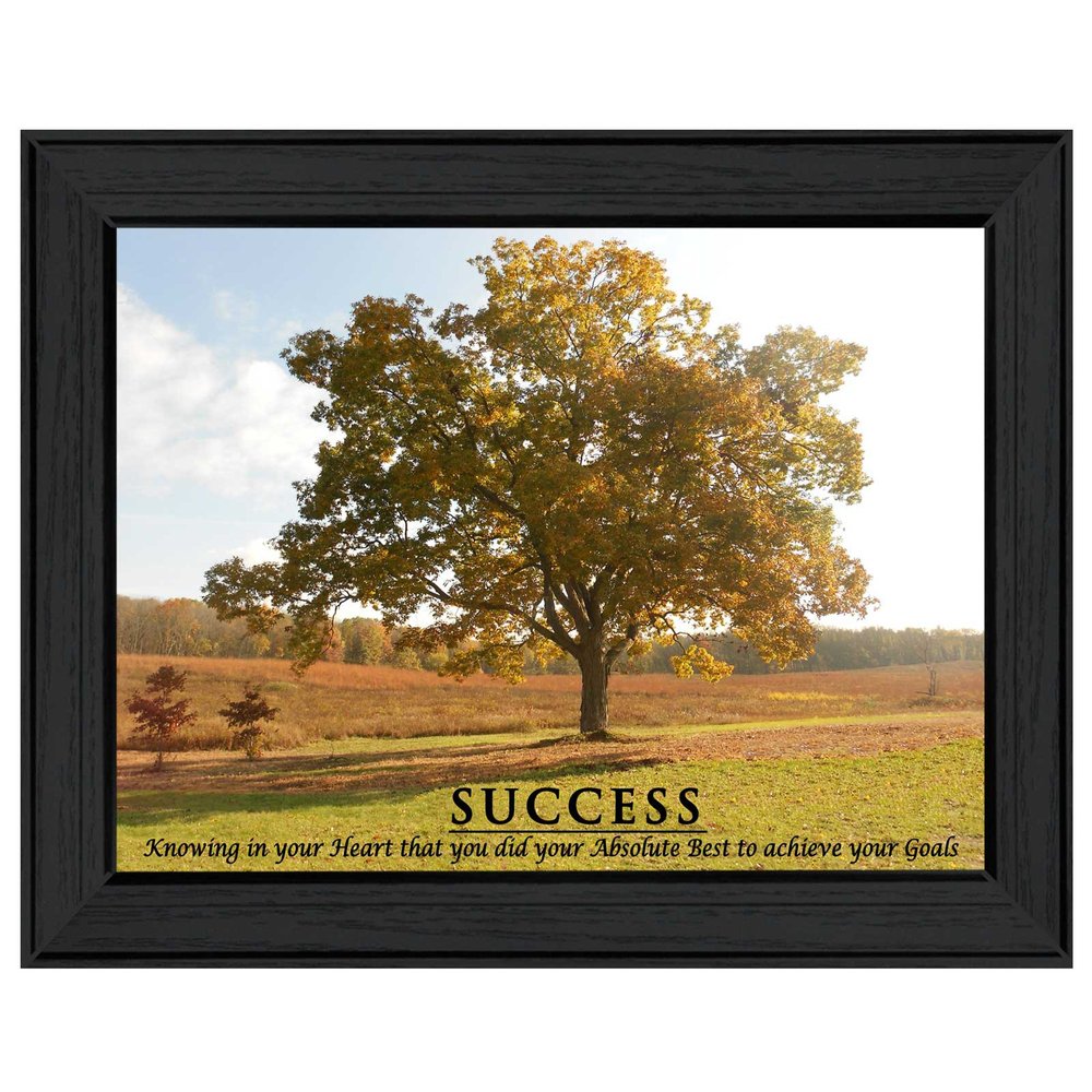 Success 3 Black Framed Print Wall Art HomeRoots