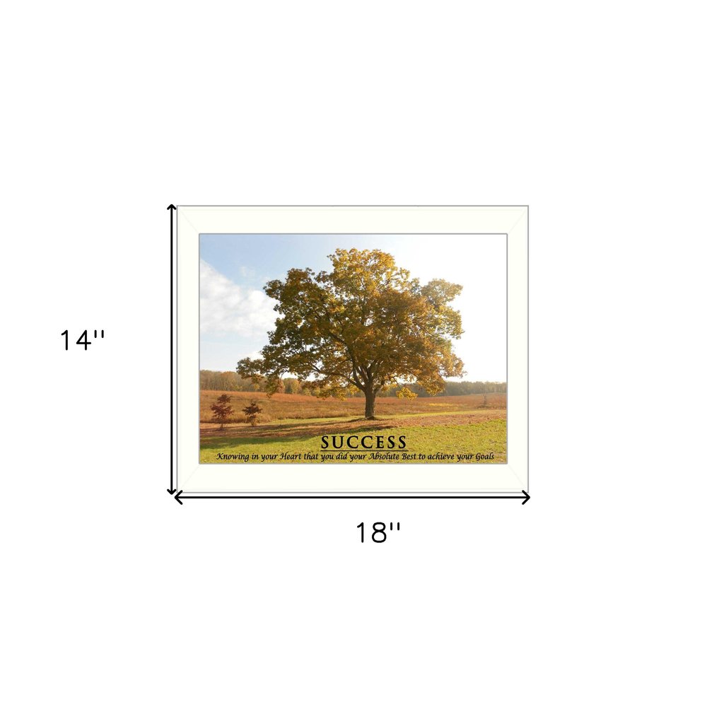 Success 4 White Framed Print Wall Art HomeRoots