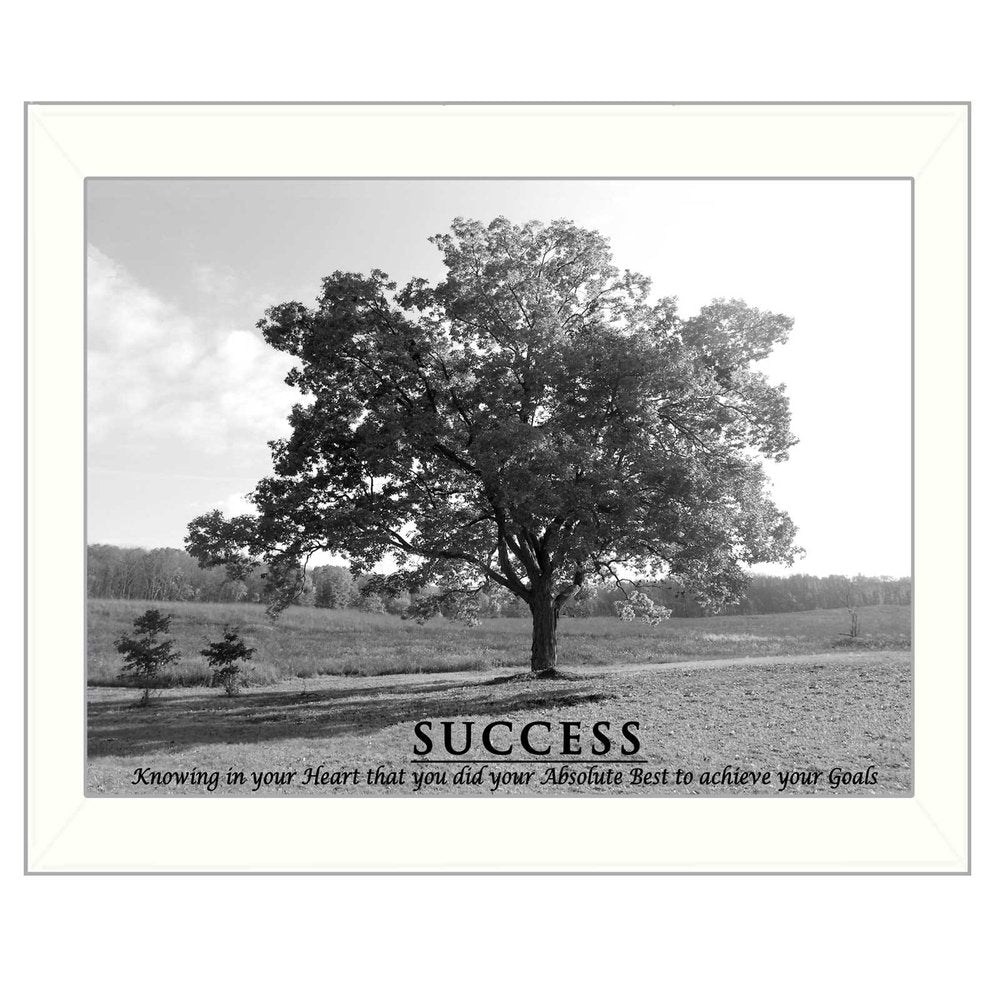 Success 6 White Framed Print Wall Art HomeRoots
