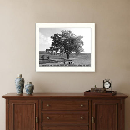 Success 6 White Framed Print Wall Art HomeRoots