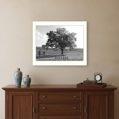Success 6 White Framed Print Wall Art HomeRoots