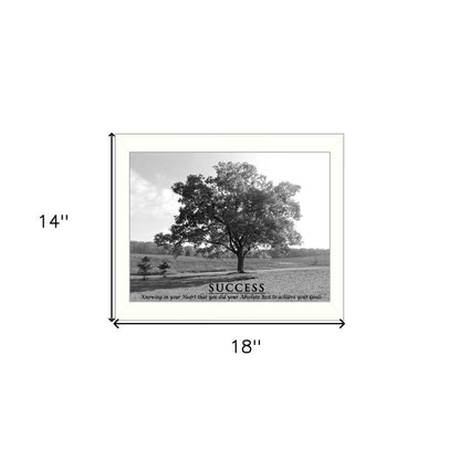 Success 6 White Framed Print Wall Art HomeRoots
