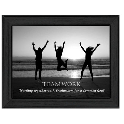 Teamwork 5 Black Framed Print Wall Art HomeRoots