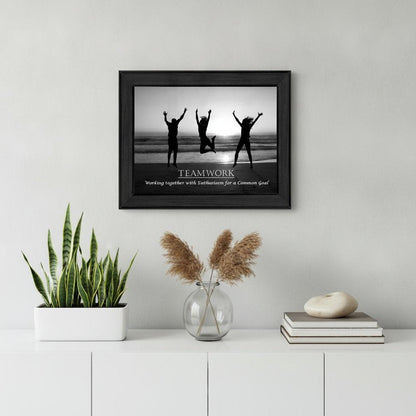 Teamwork 5 Black Framed Print Wall Art HomeRoots