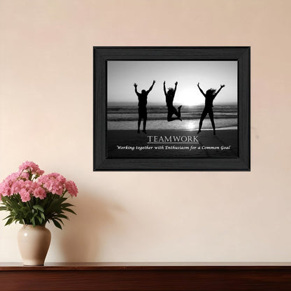 Teamwork 5 Black Framed Print Wall Art HomeRoots