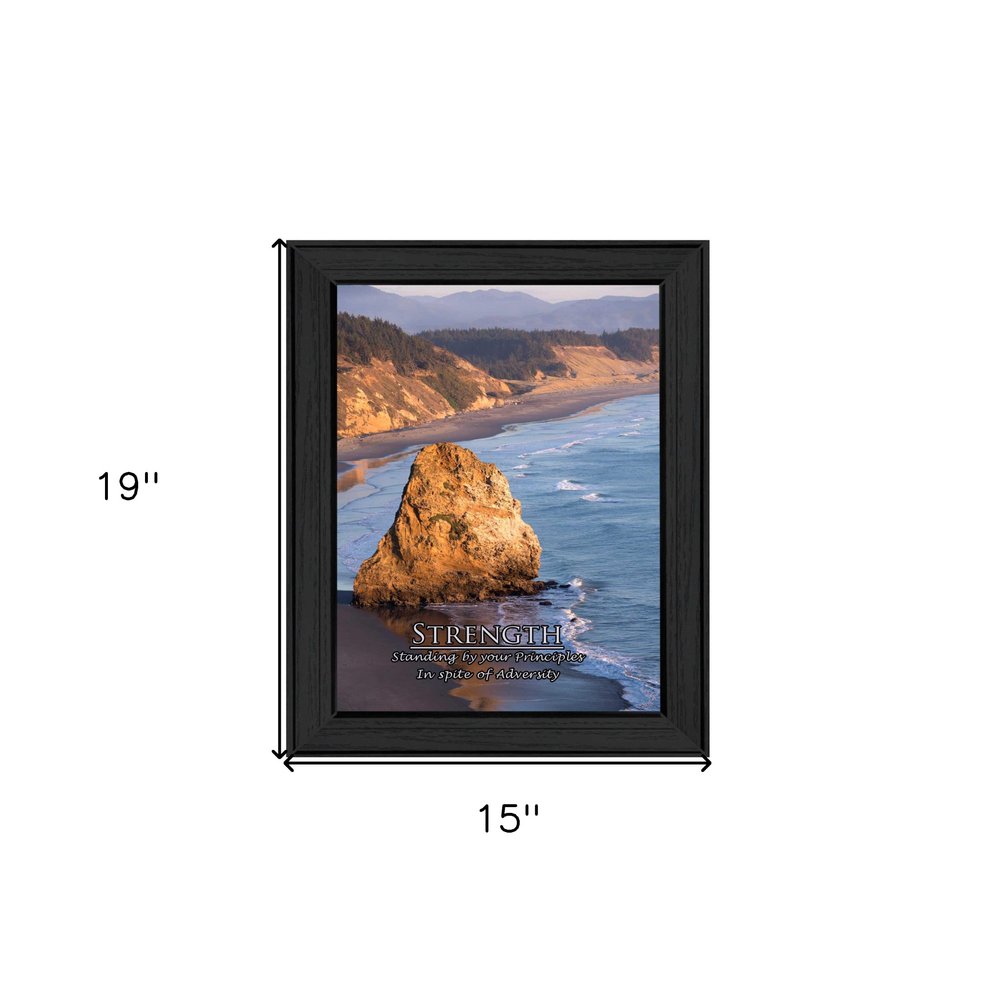 Strength 4 Black Framed Print Wall Art HomeRoots