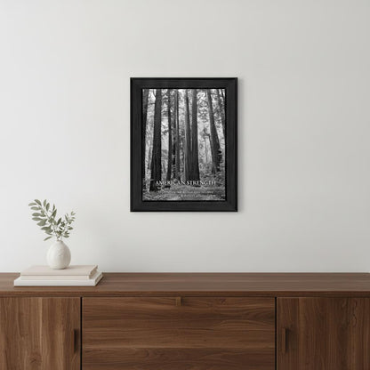 American Strength 5 Black Framed Print Wall Art HomeRoots