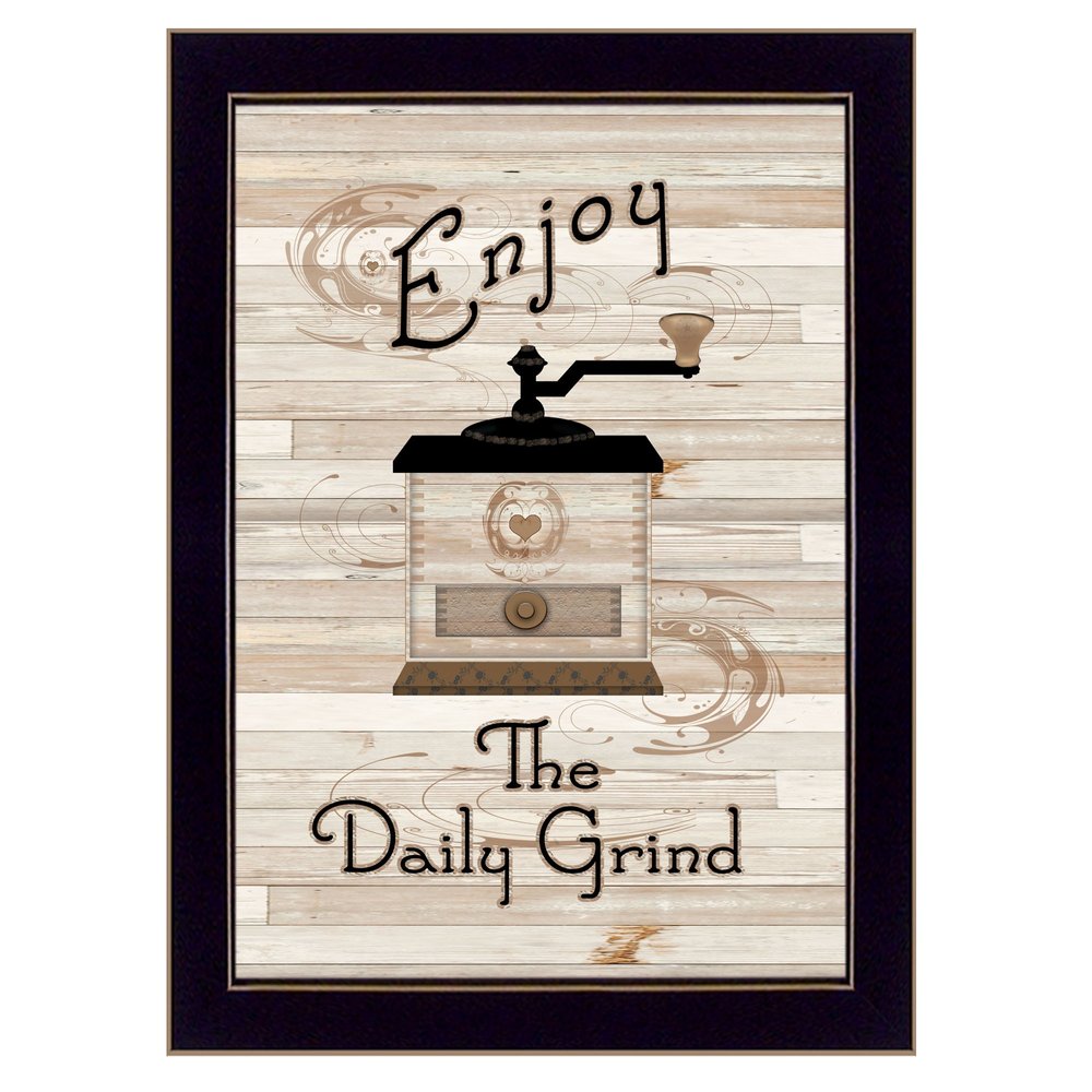 The Daily Grind 3 Black Framed Print Kitchen Wall Art HomeRoots
