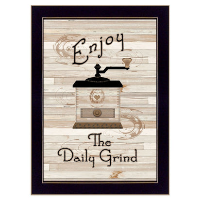 The Daily Grind 3 Black Framed Print Kitchen Wall Art HomeRoots