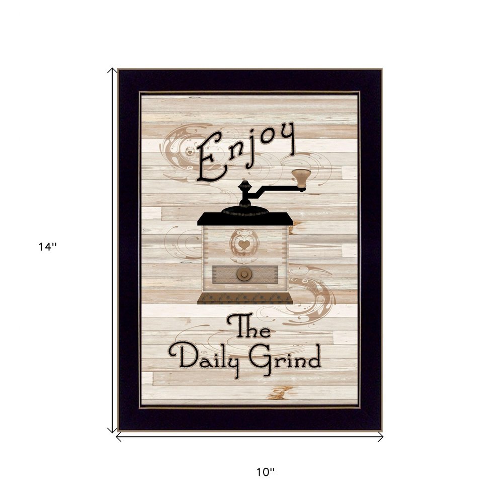 The Daily Grind 3 Black Framed Print Kitchen Wall Art HomeRoots