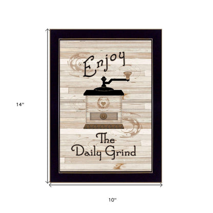 The Daily Grind 3 Black Framed Print Kitchen Wall Art HomeRoots