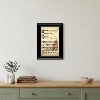 Man Up 1 Black Framed Print Wall Art HomeRoots