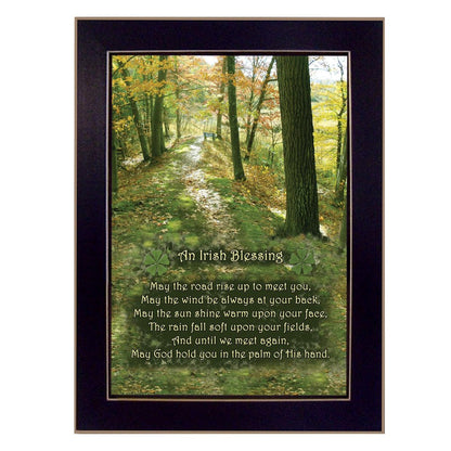 Irish Blessing 3 Black Framed Print Wall Art HomeRoots