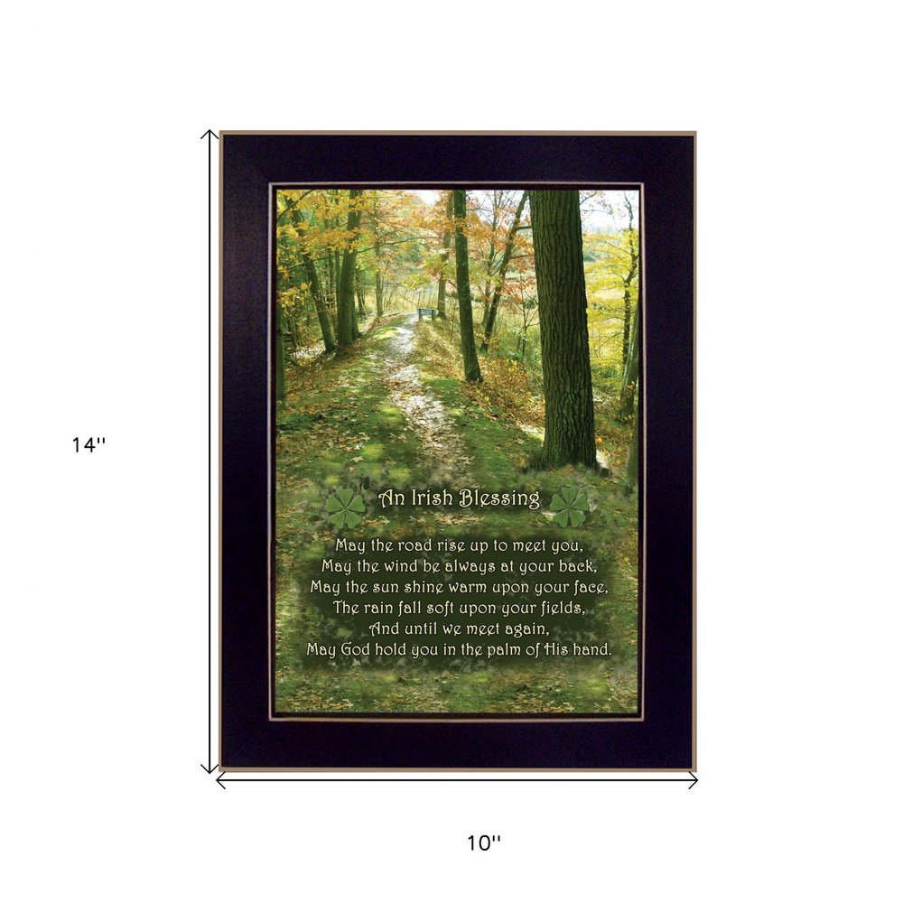 Irish Blessing 3 Black Framed Print Wall Art HomeRoots