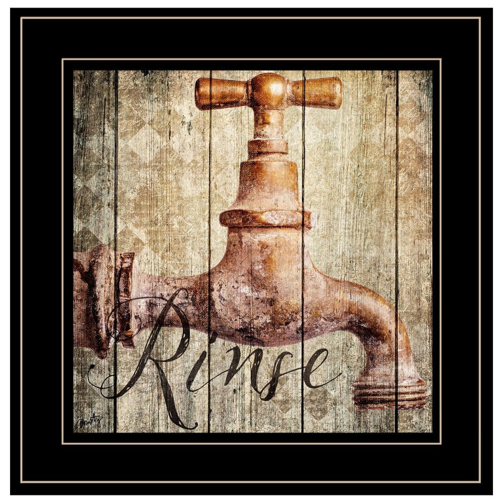 Rinse 2 Black Framed Print Wall Art HomeRoots