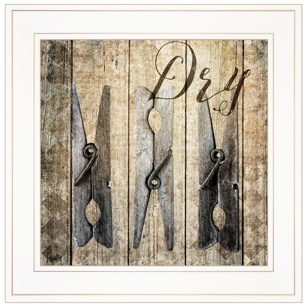Dry 1 White Framed Print Wall Art HomeRoots