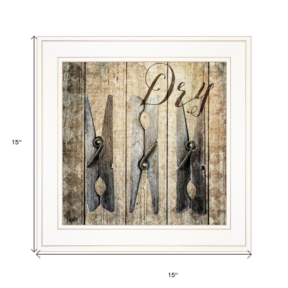 Dry 1 White Framed Print Wall Art HomeRoots