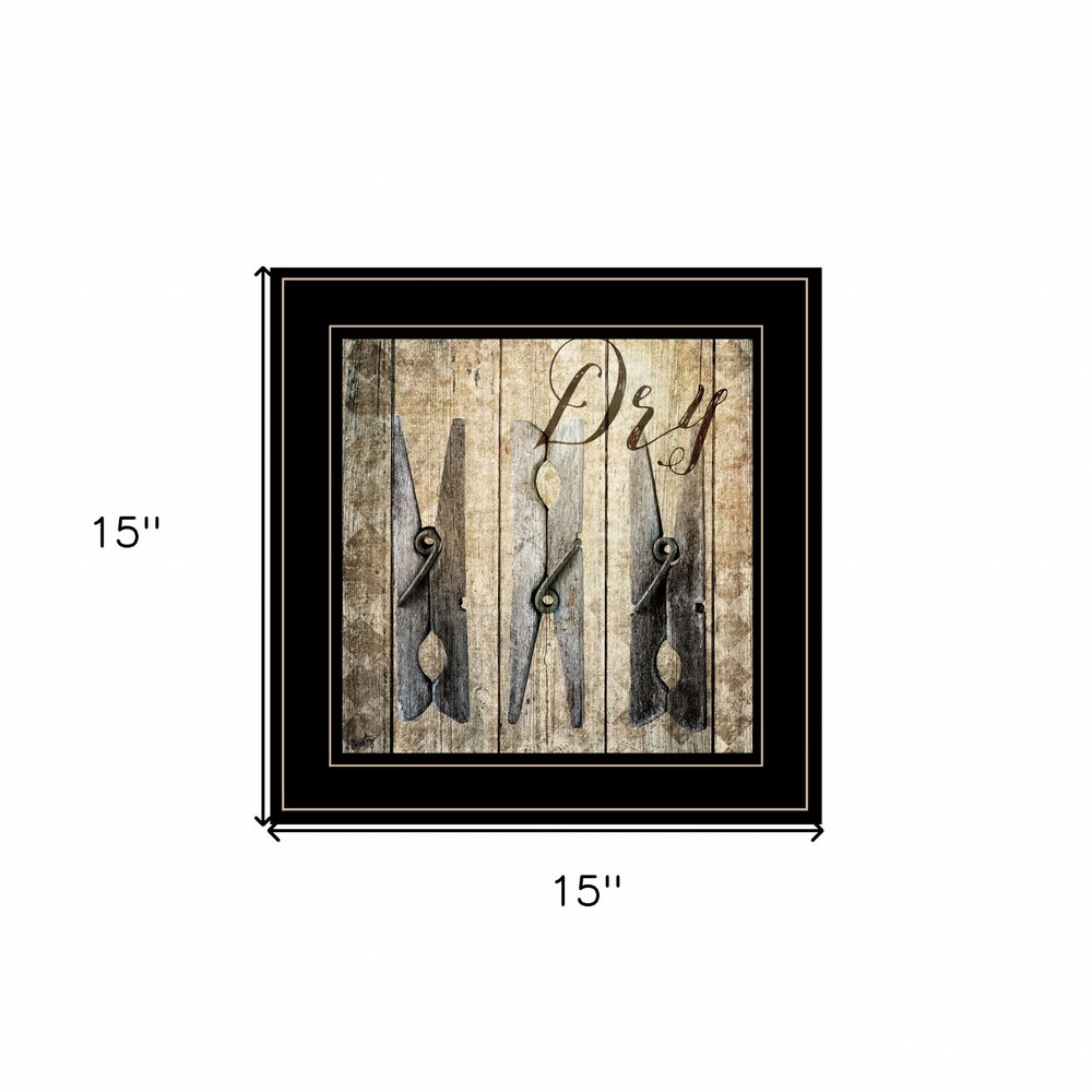 Dry 2 Black Framed Print Wall Art HomeRoots