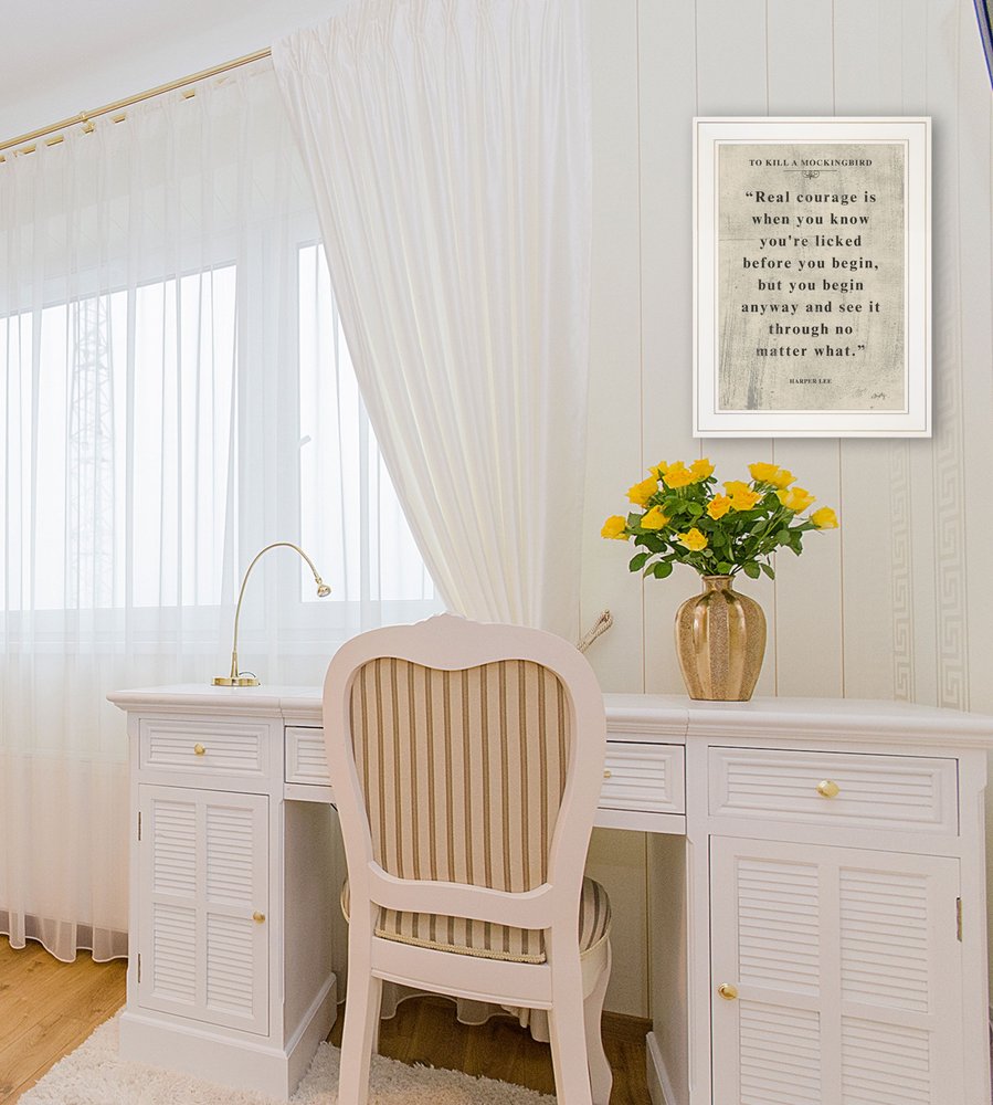Book Quote VI 1 White Framed Print Wall Art HomeRoots