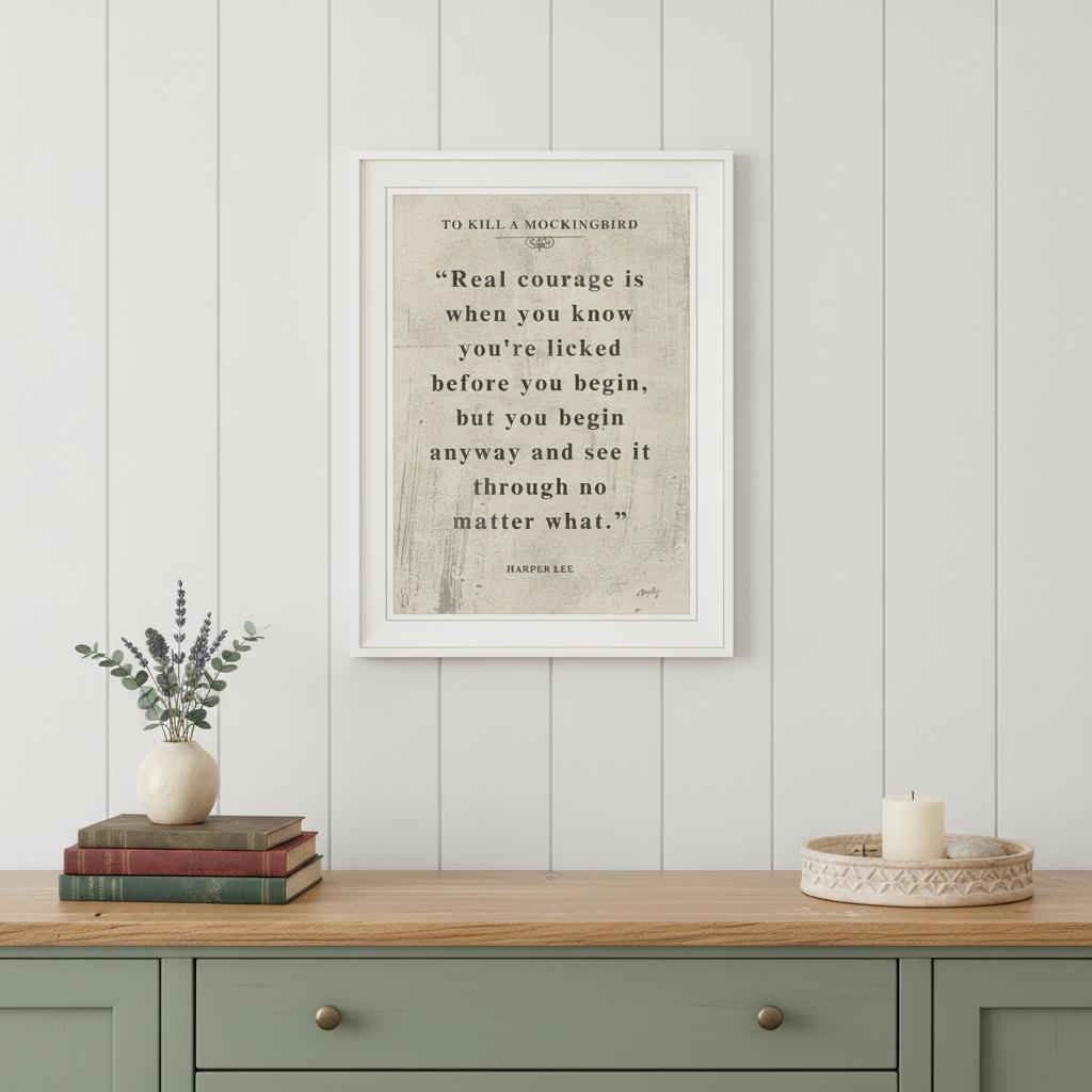 Book Quote VI 1 White Framed Print Wall Art HomeRoots