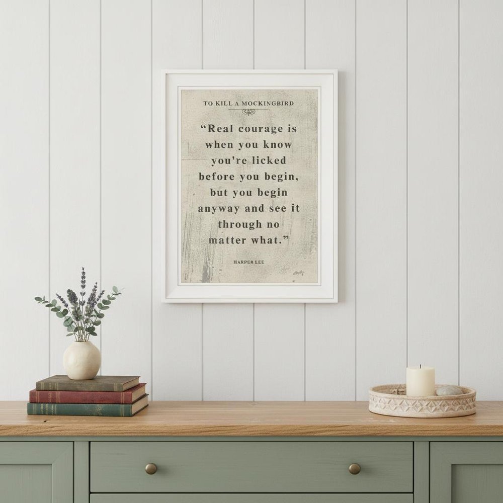 Book Quote VI 1 White Framed Print Wall Art HomeRoots