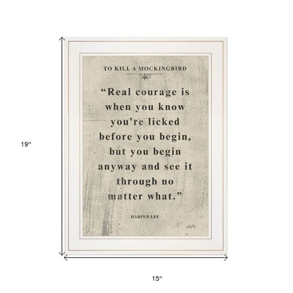Book Quote VI 1 White Framed Print Wall Art HomeRoots