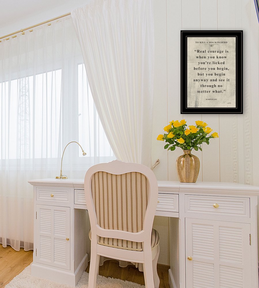Book Quote VI 2 Black Framed Print Wall Art HomeRoots