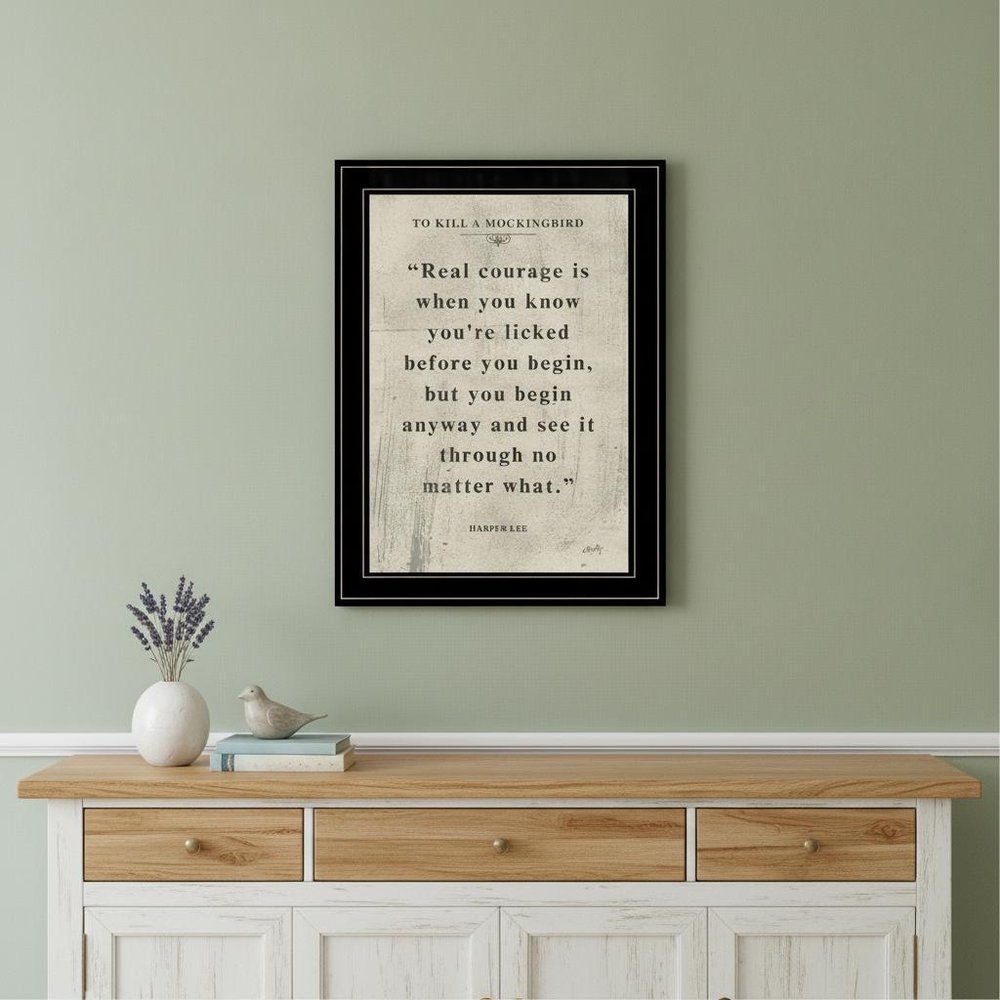 Book Quote VI 2 Black Framed Print Wall Art HomeRoots