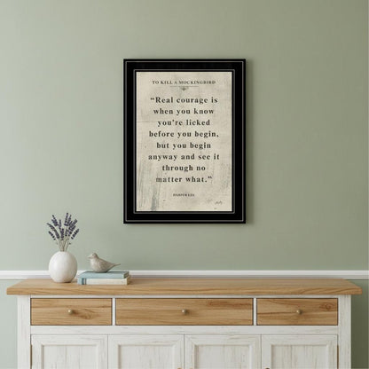 Book Quote VI 2 Black Framed Print Wall Art HomeRoots