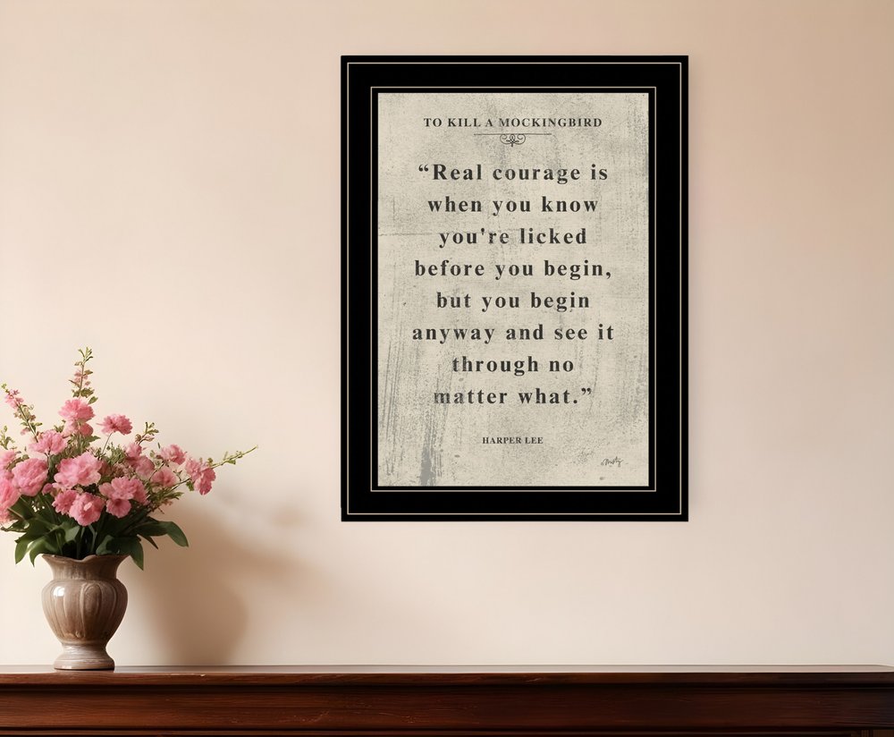 Book Quote VI 2 Black Framed Print Wall Art HomeRoots