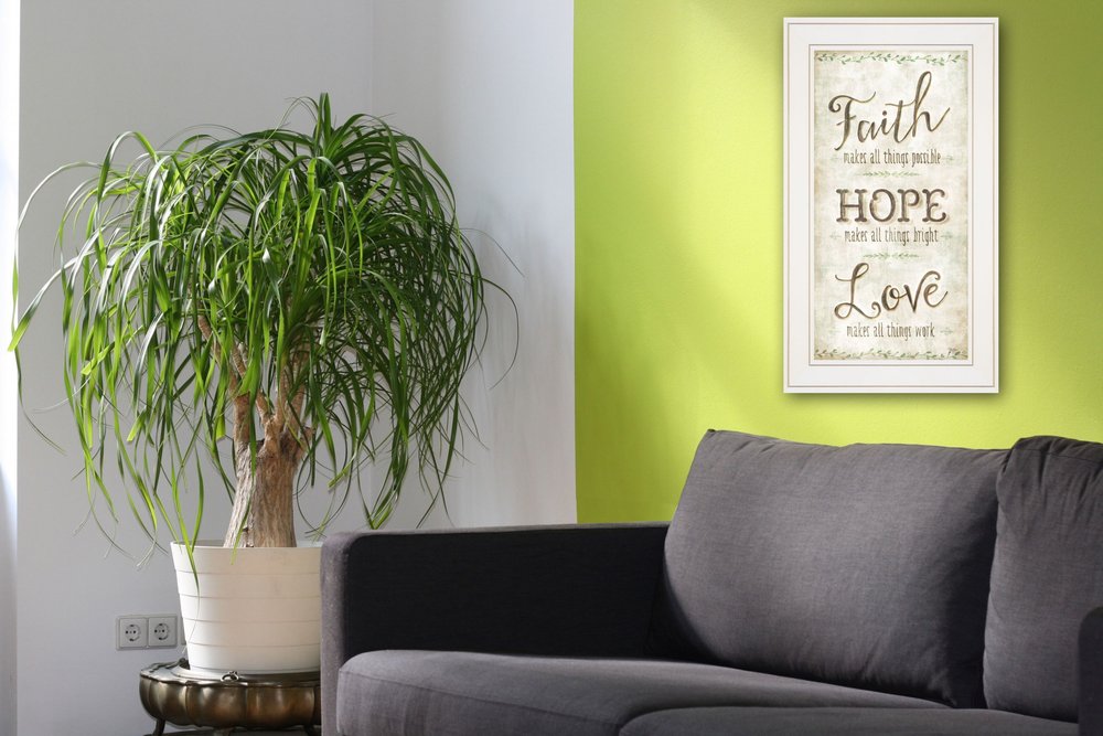 Faith 1 White Framed Print Wall Art HomeRoots