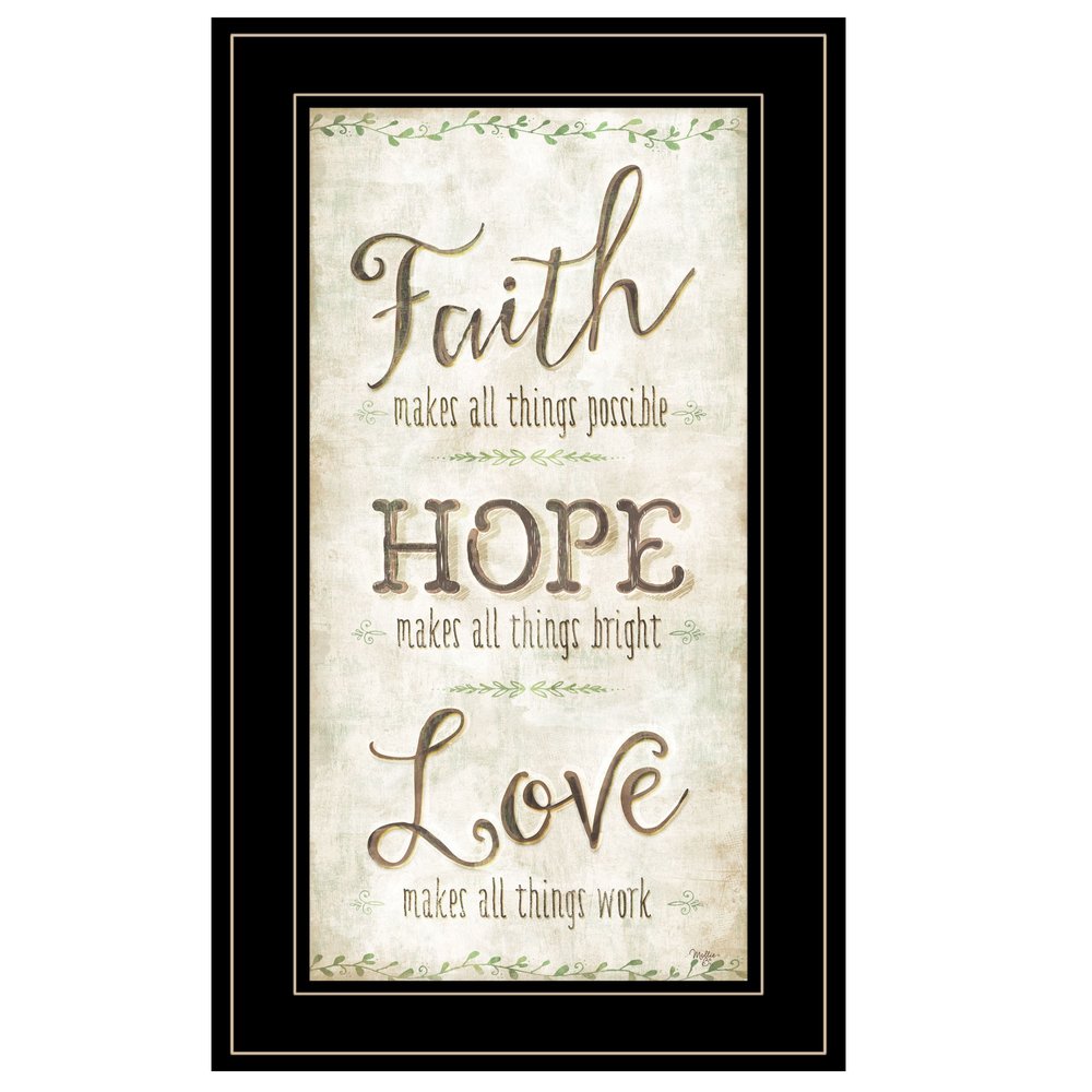 Faith 2 Black Framed Print Wall Art HomeRoots