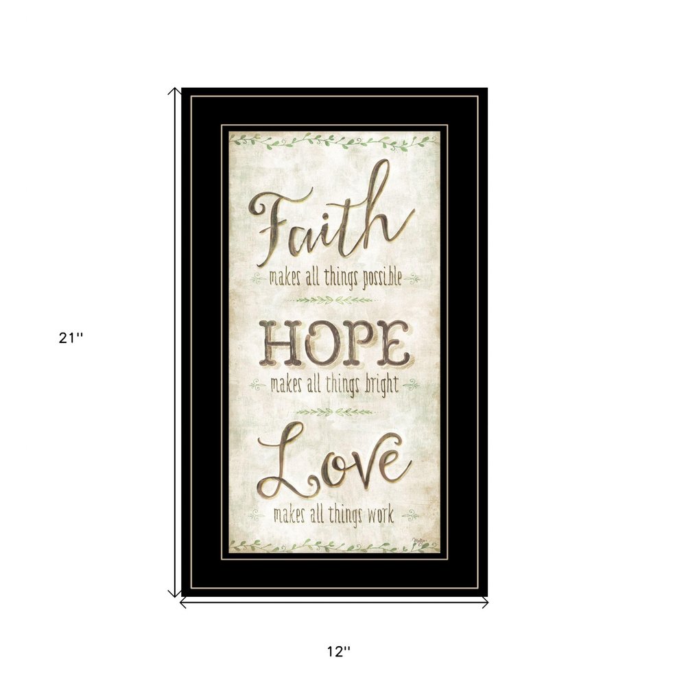 Faith 2 Black Framed Print Wall Art HomeRoots