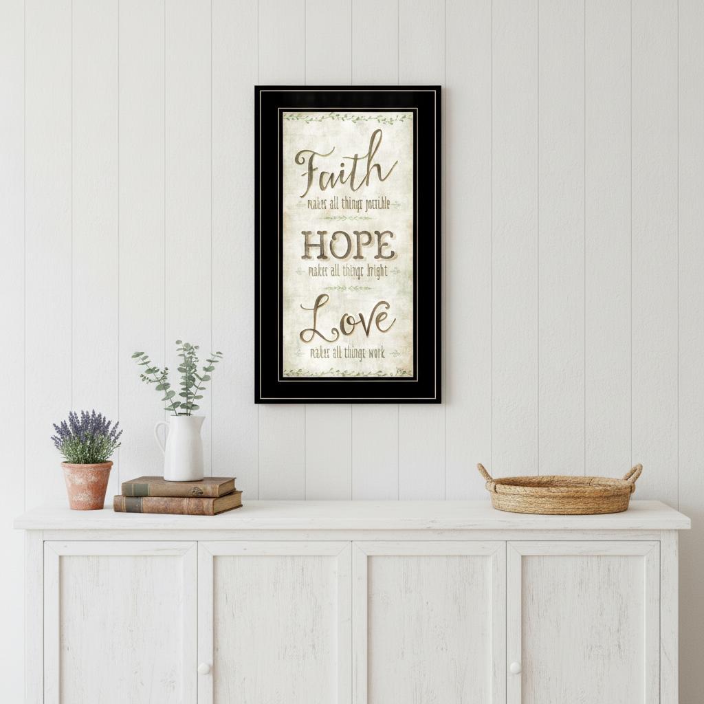Faith 2 Black Framed Print Wall Art HomeRoots