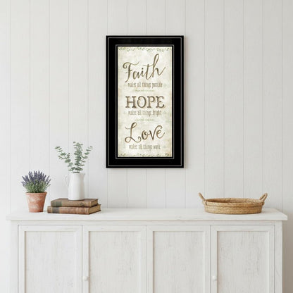 Faith 2 Black Framed Print Wall Art HomeRoots