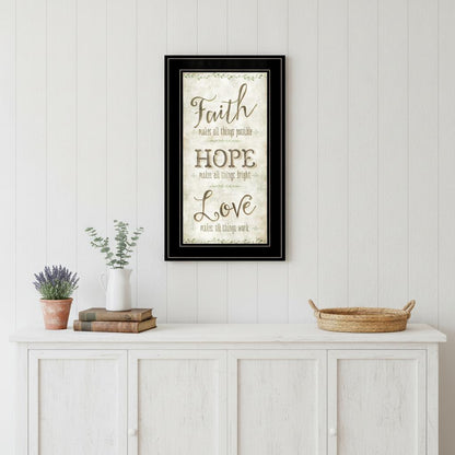Faith 2 Black Framed Print Wall Art HomeRoots