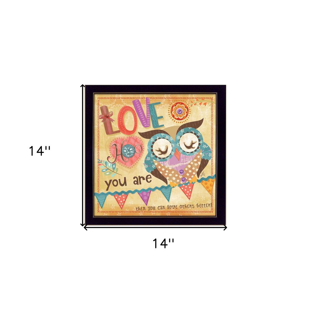 Owl 1 Black Framed Print Wall Art HomeRoots