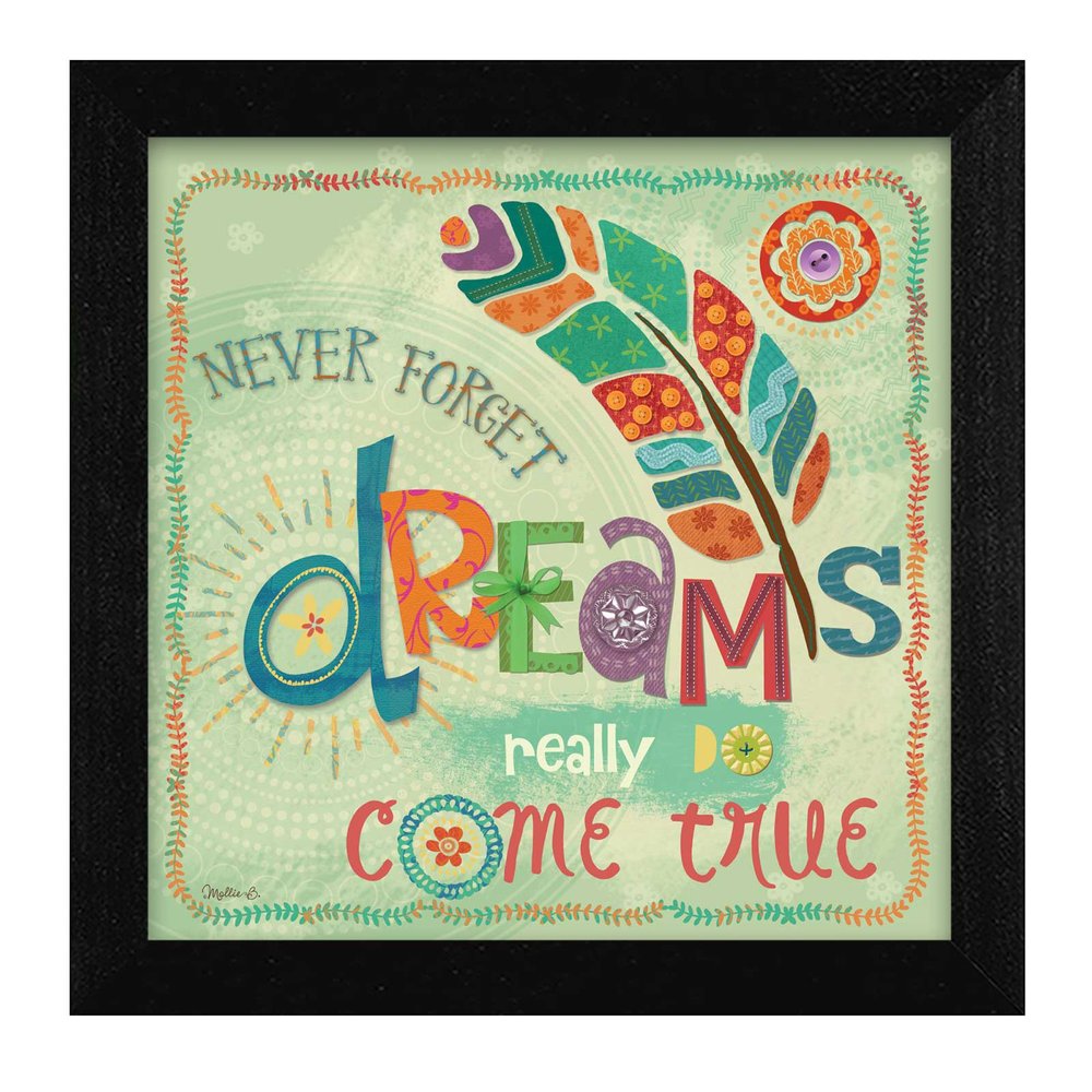 Dreams Come True Black Framed Print Wall Art HomeRoots