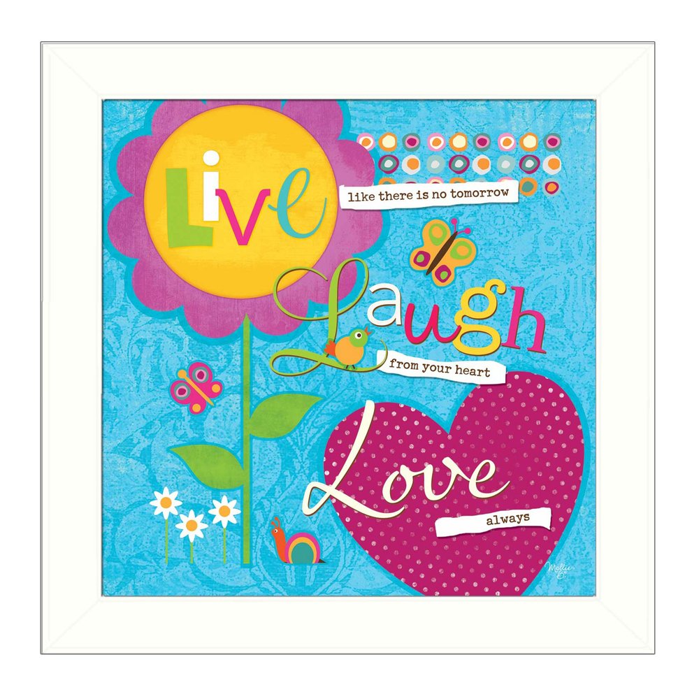 Love Always White Framed Print Wall Art HomeRoots
